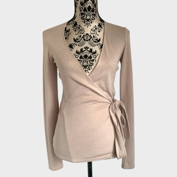 Aritzia Wilfred Free Katsia Wrap Top - Picture 1 of 6
